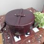 Vintage Leather Travel Collar Box Image 2