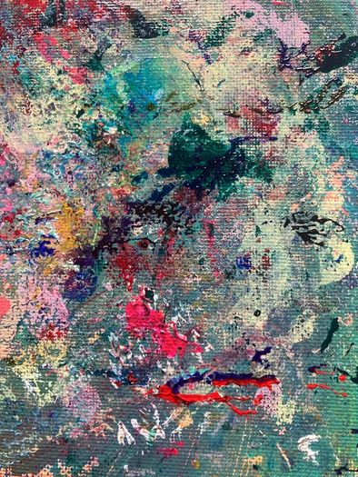 Original Abstract Painting Framed Original Abstract Painting Contemporary Irish Art Fairy Art