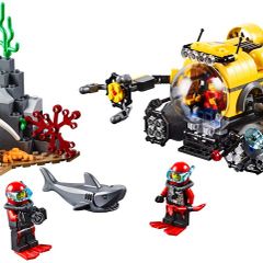 Lego City 60092: Deep Sea Submarine (2015) 100% Complete (NO BOX)