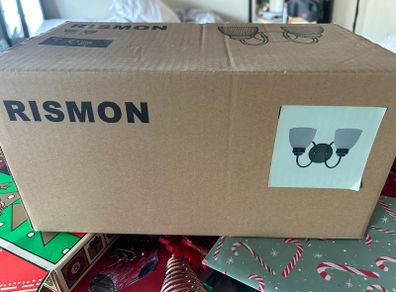 Ikea Rismon Double Wall lamp - Glass Shades