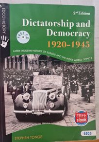 Dictatorship and Democracy with cd Leaving cert History