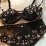 NEXT Embroidered Bra 38D & Matching Pants Set New Image 4