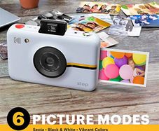 Kodak Step Instant Camera - 10MP Digital Camera with Built in Printer, Selfie Mirror/ Used