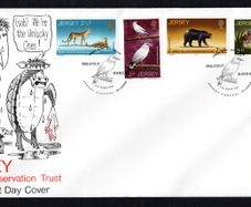 1972 Jersey Wildlife Preservation  Trust Commemorative Stamps First Day Cover (FDC)