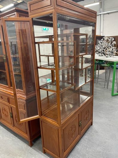 Solid Chinese Rosewood Display Cabinet