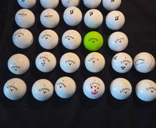 32 callaway and Bridgestone balls