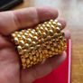 Vintage Heavy Gold Tone Earrings Image 4