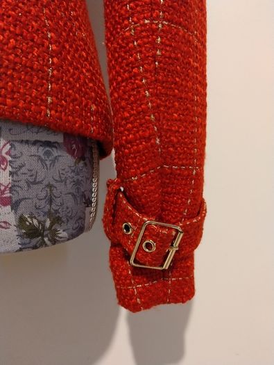 Stunning Military Style Red Jacket, New