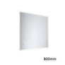 Rectangular LED Illuminated Mirror 800mm x 600mm Image 2
