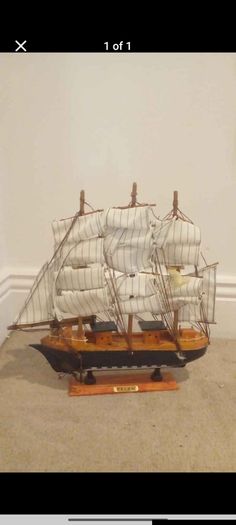 model boat