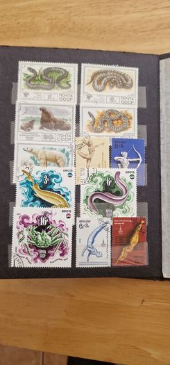 80's CCCP Soviet Post Stamps