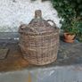 large french wicker bottle Image 4
