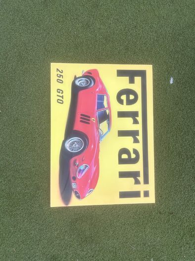 Ferrari 250 GTO Aluminium Sign