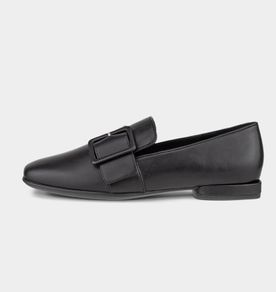 Ecco women's  loafers black leather 41