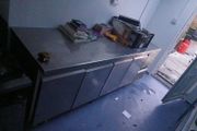 stainless steel fridge