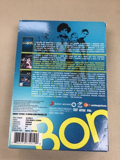 Boney m the complete dvd collection 3 dvd rare set