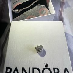 Real Pandora Best friend Heart Charm