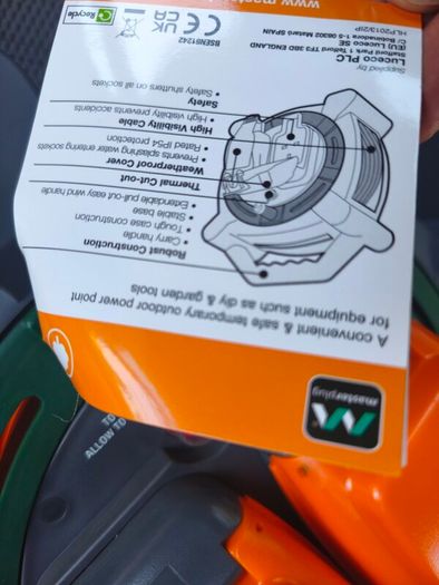 Brand New Masterplug Case Reel With 2 Weatherproof Sockets
