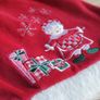 Very Cute Embroidered Baby Christmas Dress Age Newborn Image 4