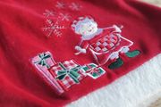 Very Cute Embroidered Baby Christmas Dress Age 0 to 3 Mths