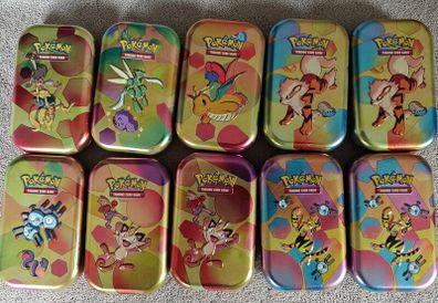 Pokemon 151 tins, sleeves, accessories