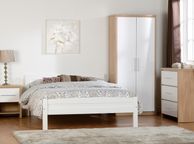 main image for ad Amber 4'6" Bed in White