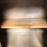 Oak kitchen dresser with glass display cabinet Image 3