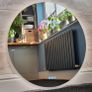 LED Bathroom Mirror 80cm Makeup Dual LED Bright  Bluetooth Speakers Antifog Degogger ON/OFF Touch Switch Image 3