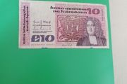 1983 Ireland Series B 10 Pounds Banknote