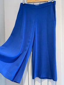 Penny Black 3/4 length blue culottes (size 10-12)