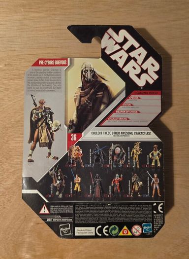 Star Wars Pre - Cyborg Grievous 3.75 " Scale (Some Discolouration To The Plastic) New & Unopened
