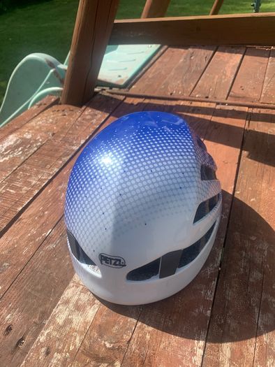 rock climbing helmet