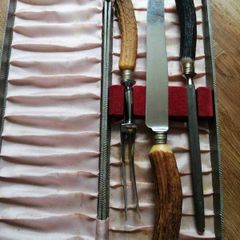 Deer horn knife and carvery