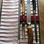 Deer horn knife and carvery Image 3