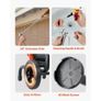 Diaphragm Airless Paint Sprayer, 900 W Efficient Cart Airless Paint Sprayer, 2200 psi High Pressure, with Extension Pole, Cleaning Needle and Brush, for Home Interior and Exterior Spraying Image 4