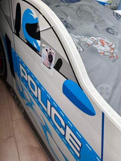 Kid single bed POLICE