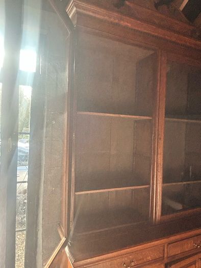 Large antique mahogany bookcase