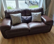 Italian Leather 3 Seater & 2 Seater Sofas