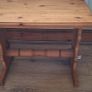 Solid handcrafted Lamp table Image 2
