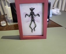 Alien creature framed 3D