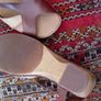 Tan Retro Wegde Shoes Image 2