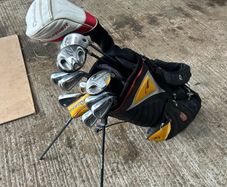 Golf Clubs and bag