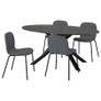 4 grey karlpetter kitchen chairs Image 2