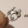 Vintage Sterling Silver Earrings Image 2