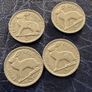 1928 1933 1934 and 1935 threepence coin 3d predecimal Image 3