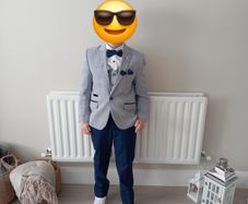 Communion suit, 3 piece + dickybow + pin
