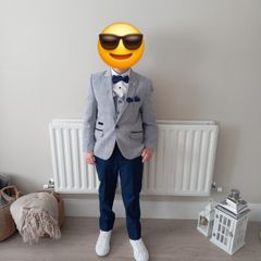 Communion suit, 3 piece + dickybow + pin