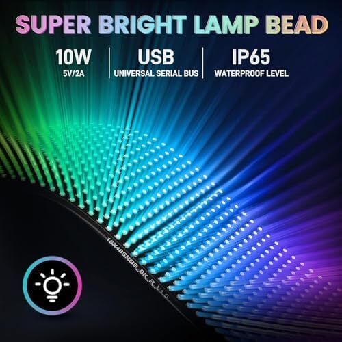 Scrolling Huge Bright Advertising LED Sign  Flexible USB 5V LED Store Sign Bluetooth App Control Custom Text Pattern Animation Programmable LED Display for Bar Party Festival