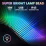 Scrolling Huge Bright Advertising LED Sign  Flexible USB 5V LED Store Sign Bluetooth App Control Custom Text Pattern Animation Programmable LED Display for Bar Party Festival Image 5