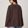 Missguided @ Shein Brown Oversized Long Sleeved  Sweatshirt Size Large UK 14 Image 3
